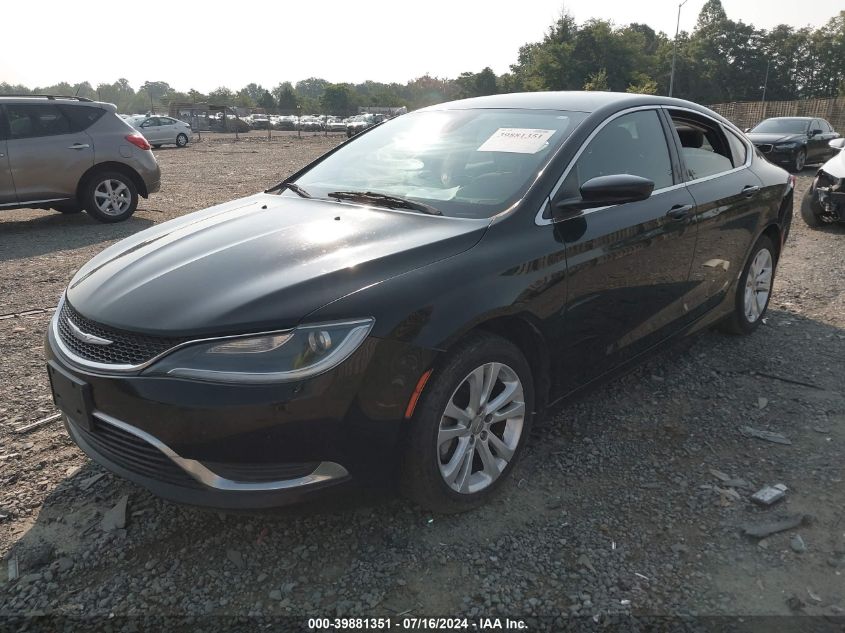 2015 Chrysler 200 Limited VIN: 1C3CCCAB1FN568408 Lot: 39881351