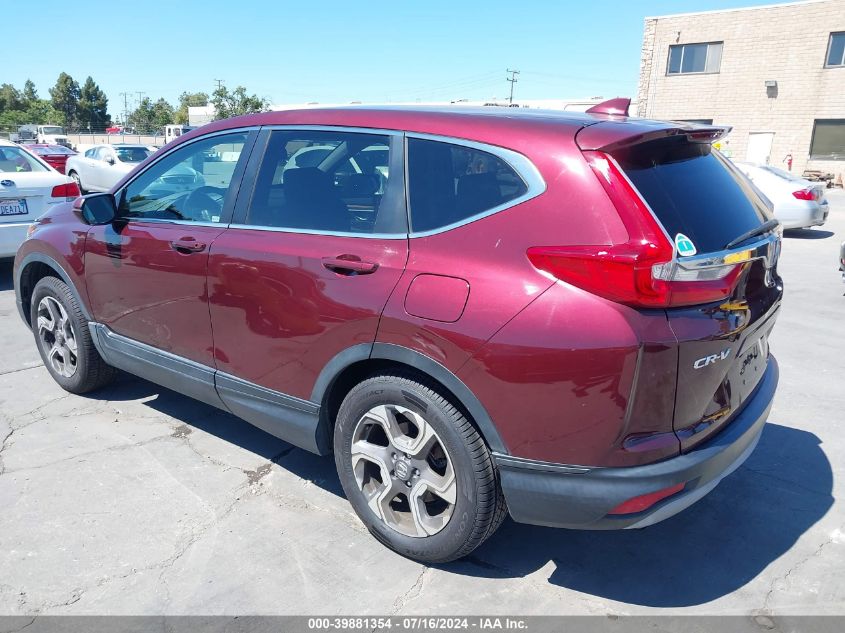 2018 Honda Cr-V Ex-L/Ex-L Navi VIN: 7FARW2H83JE071874 Lot: 39881354