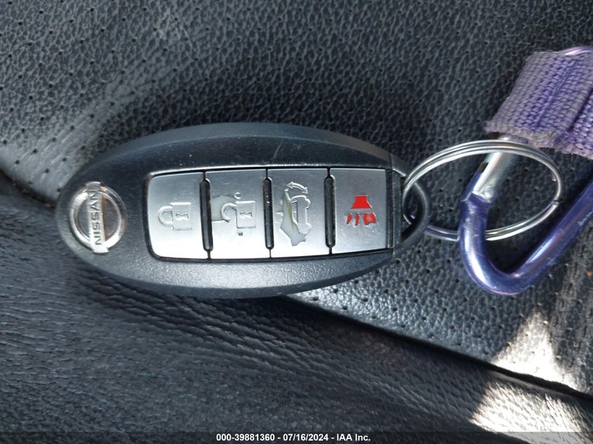 2012 Nissan Murano Sl VIN: JN8AZ1MW2CW213603 Lot: 39881360