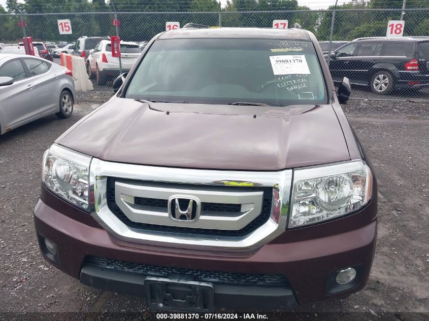 2011 Honda Pilot Ex-L VIN: 5FNYF3H7XBB005103 Lot: 39881370