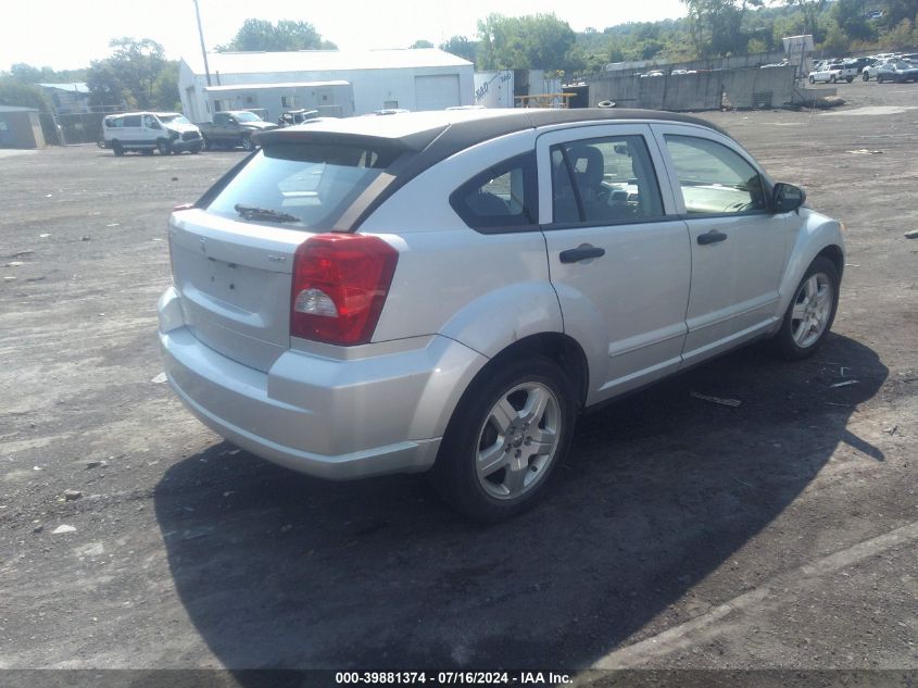 2008 Dodge Caliber Sxt VIN: 1B3HB48BX8D548944 Lot: 39881374