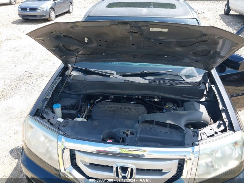 2011 Honda Pilot Ex-L VIN: 5FNYF3H50BB031594 Lot: 39881380