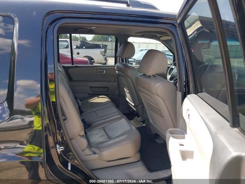 2011 Honda Pilot Ex-L VIN: 5FNYF3H50BB031594 Lot: 39881380