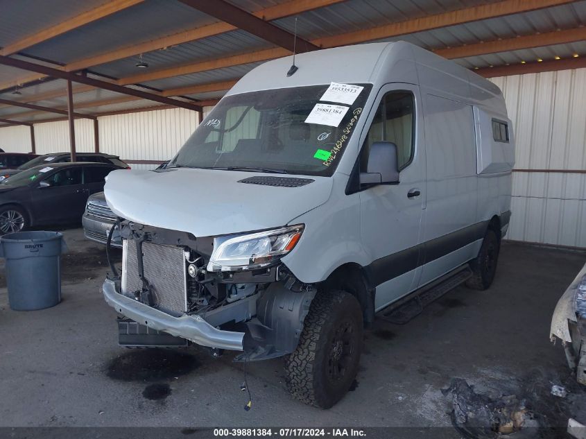 2023 Mercedes-Benz Sprinter 2500 Standard Roof 4-Cyl Diesel Ho VIN: W1W4NBVYXPT120057 Lot: 39881384