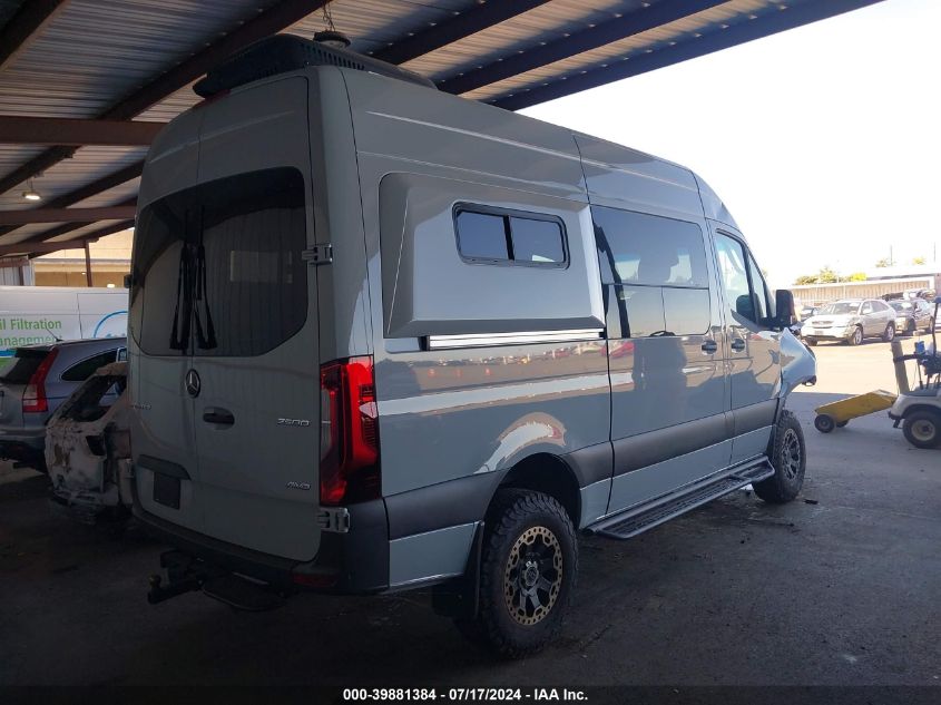 2023 Mercedes-Benz Sprinter 2500 Standard Roof 4-Cyl Diesel Ho VIN: W1W4NBVYXPT120057 Lot: 39881384