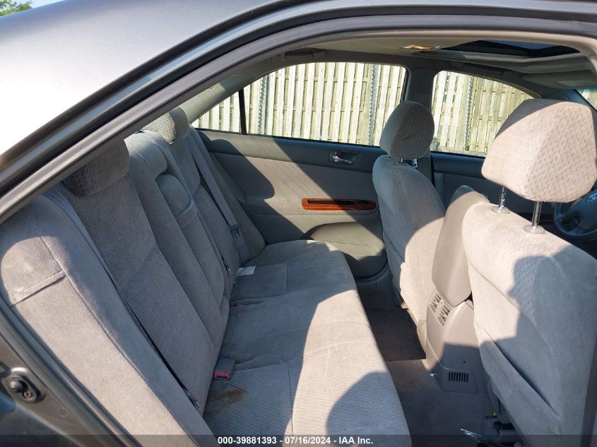 2003 Toyota Camry Le/Xle/Se VIN: 4T1BE30K53U664655 Lot: 39881393