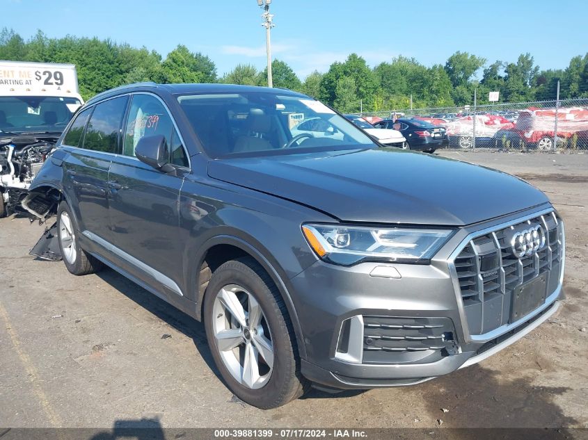 2022 Audi Q7 Premium Plus VIN: WA1LJBF79ND005685 Lot: 39881399