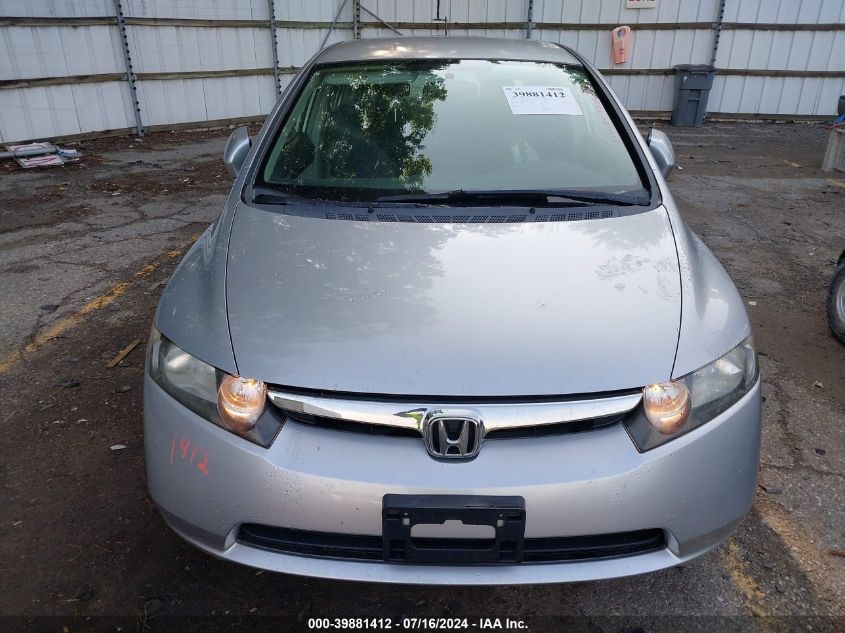 2007 Honda Civic Hybrid Hybrid VIN: JHMFA36287S015215 Lot: 39881412