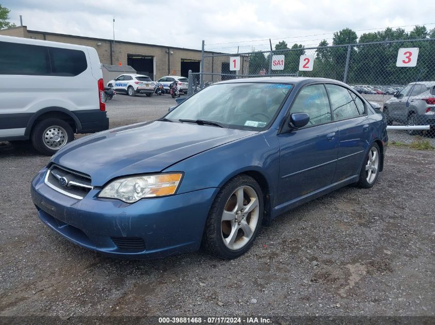 4S3BL626567204040 | 2006 SUBARU LEGACY