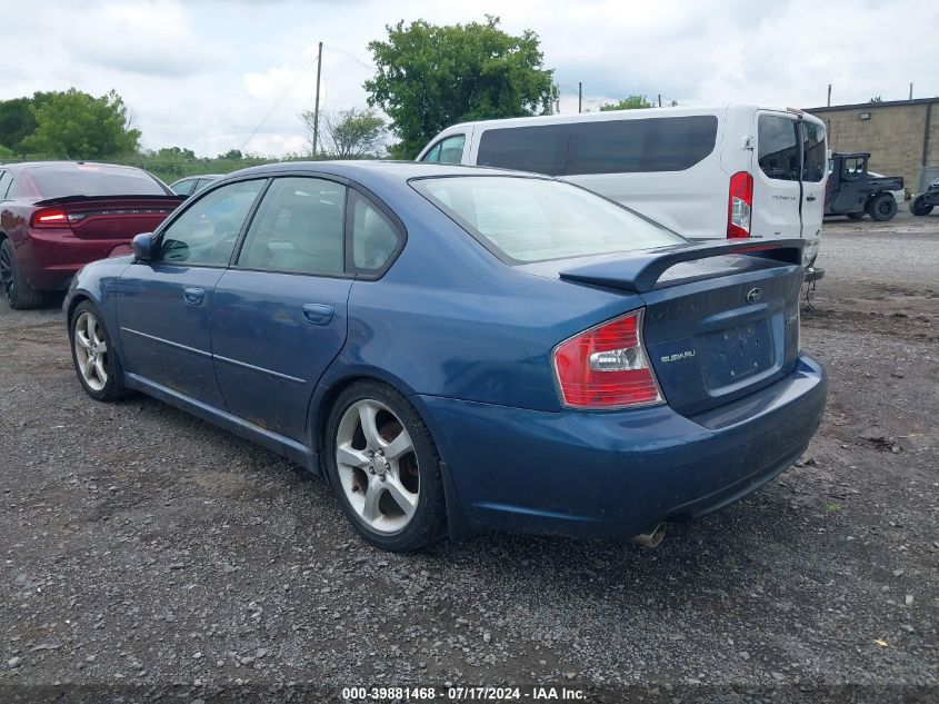 4S3BL626567204040 | 2006 SUBARU LEGACY