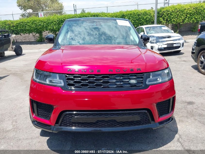 2020 Land Rover Range Rover Sport Hse VIN: SALWR2RY7LA739801 Lot: 39881493