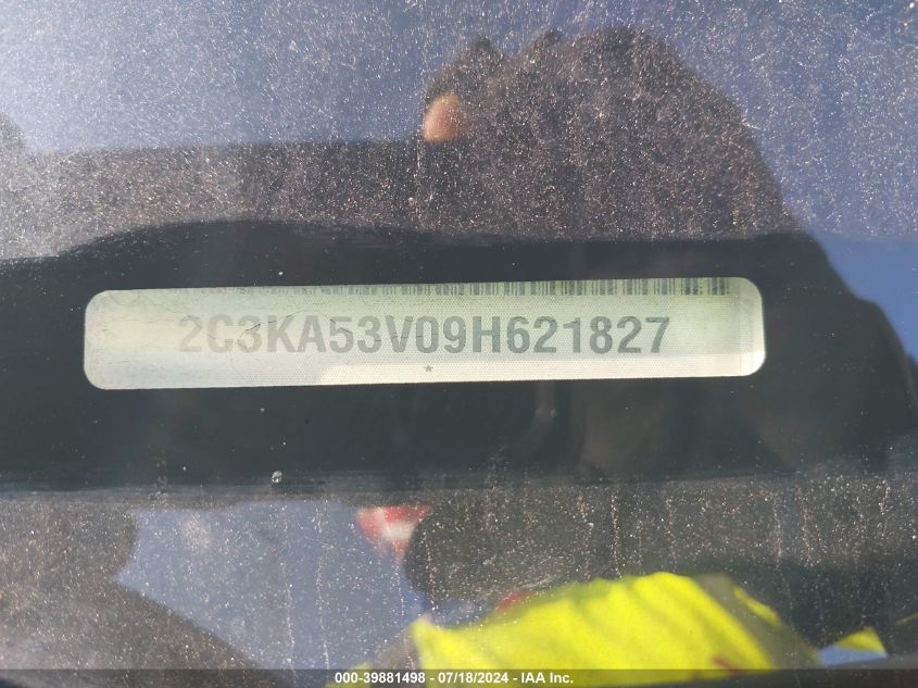2009 Chrysler 300 Touring VIN: 2C3KA53V09H621827 Lot: 39881498