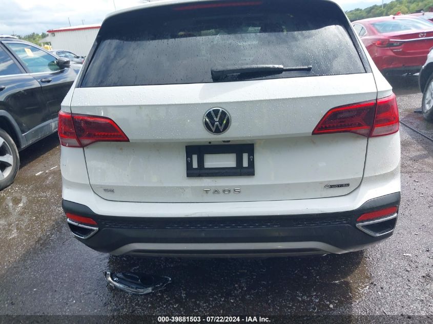 2022 Volkswagen Taos 1.5T Se VIN: 3VVPX7B24NM034868 Lot: 39881503