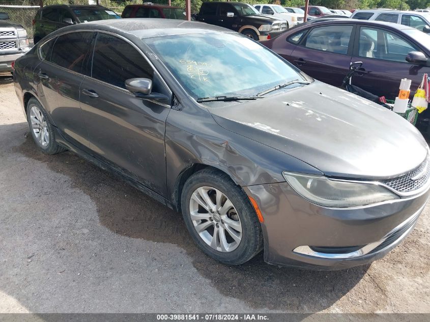 2015 Chrysler 200 Limited VIN: 1C3CCCAB4FN554597 Lot: 39881541