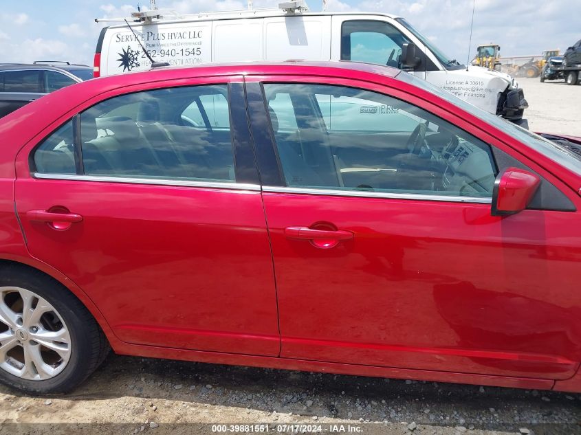 2012 Ford Fusion Se VIN: 3FAHP0HA5CR420231 Lot: 39881551