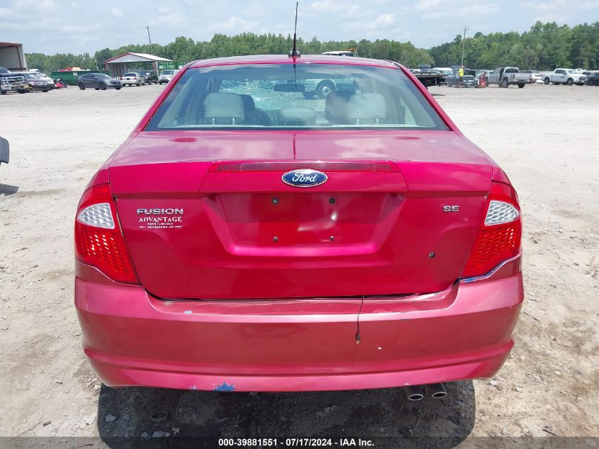 2012 Ford Fusion Se VIN: 3FAHP0HA5CR420231 Lot: 39881551