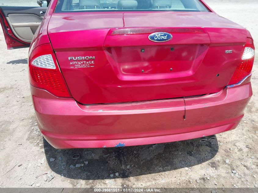 2012 Ford Fusion Se VIN: 3FAHP0HA5CR420231 Lot: 39881551