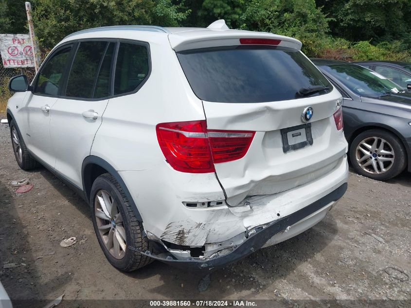 VIN 5UXWX9C32H0W79621 2017 BMW X3, Xdrive28I no.3