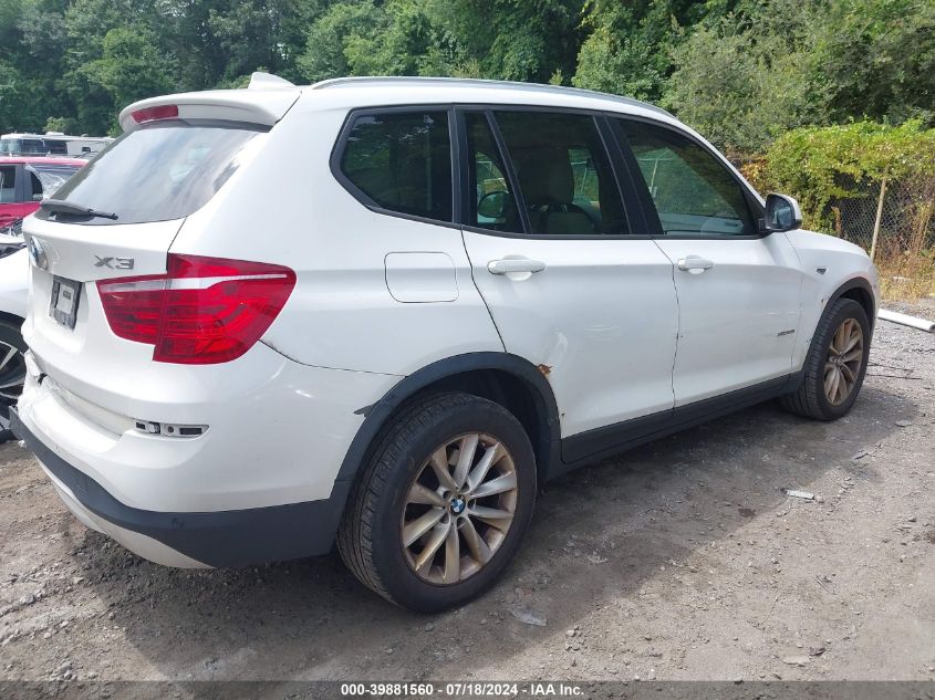 VIN 5UXWX9C32H0W79621 2017 BMW X3, Xdrive28I no.4