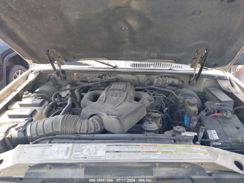 2000 Ford Explorer Xlt VIN: 1FMZU73E6YZB21372 Lot: 39881566