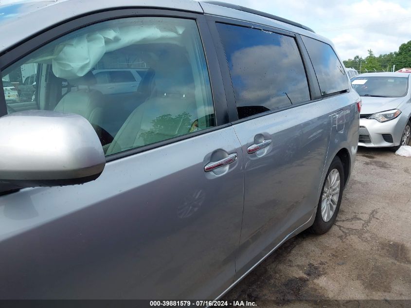 2015 Toyota Sienna Xle 8 Passenger VIN: 5TDYK3DC9FS604199 Lot: 39881579