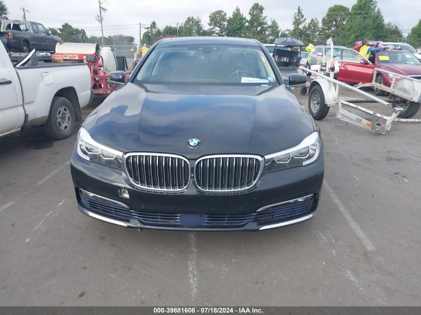 2017 BMW 740I xDrive VIN: WBA7E4C33HGV23333 Lot: 39881608