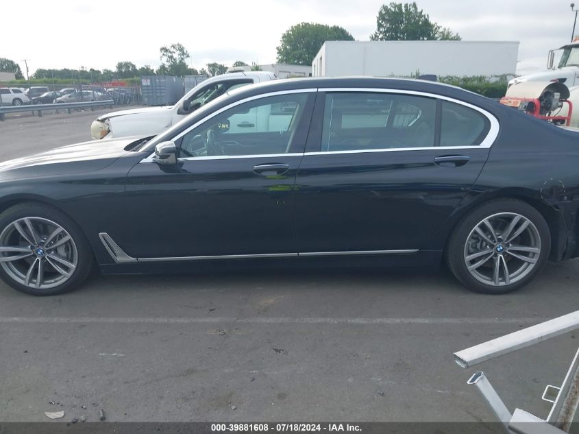 2017 BMW 740I xDrive VIN: WBA7E4C33HGV23333 Lot: 39881608