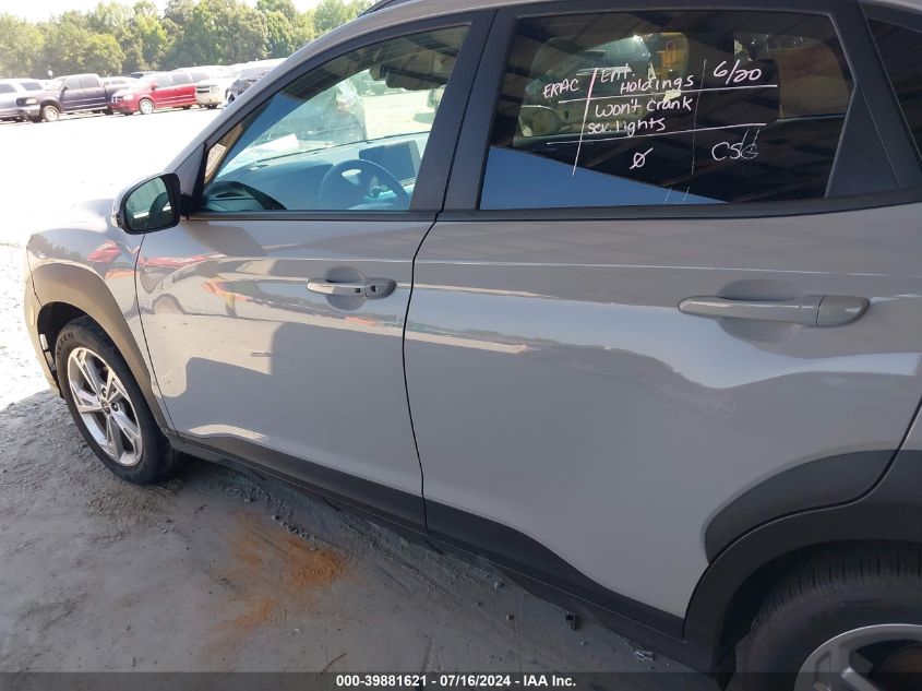 2023 Hyundai Kona Sel VIN: KM8K62AB0PU022887 Lot: 39881621