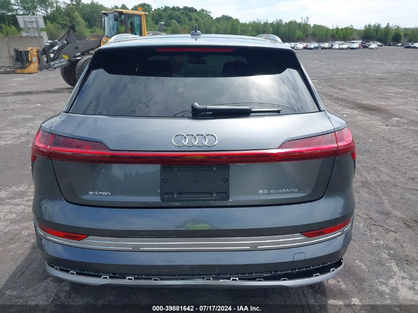 2019 Audi E-Tron Premium Plus VIN: WA1VAAGE6KB006428 Lot: 39881642