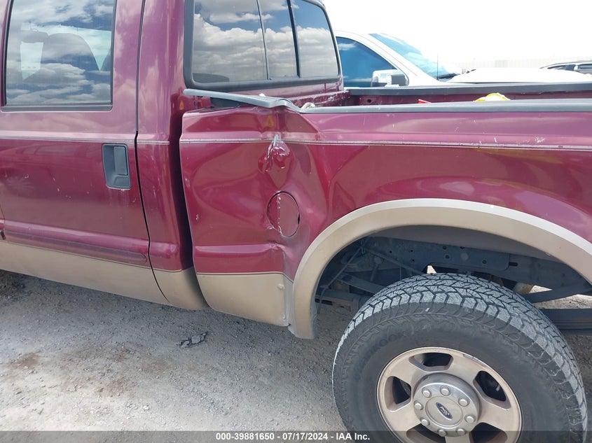 2006 Ford F-250 Lariat/Xl/Xlt VIN: 1FTSW21PX6EB31544 Lot: 39881650