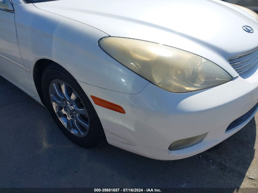 2003 Lexus Es 300 VIN: JTHBF30G230131438 Lot: 39881657