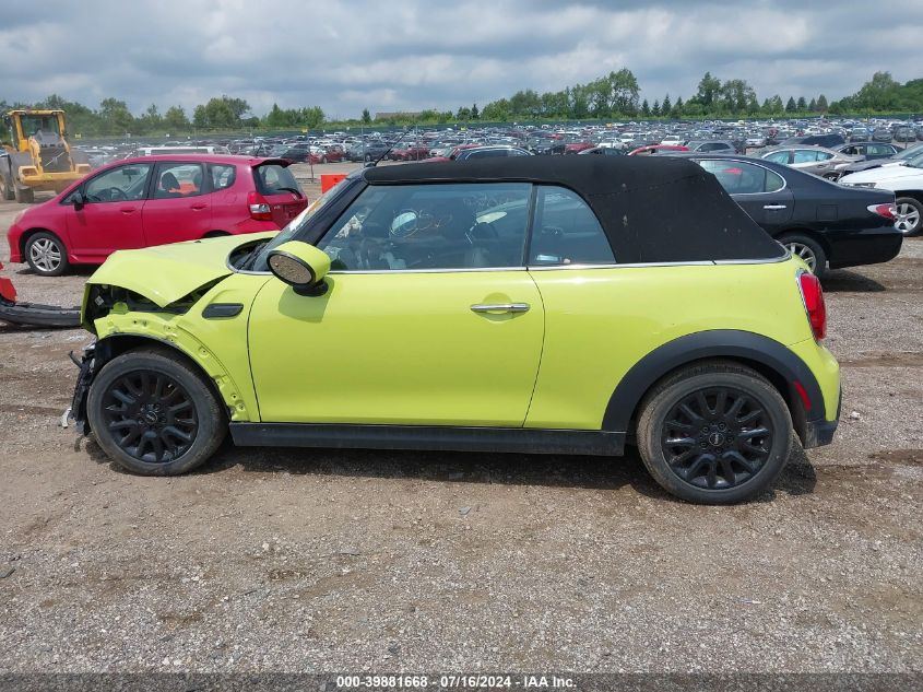 2022 Mini Convertible Cooper VIN: WMW23DL00N3N45038 Lot: 39881668