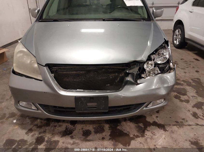 2006 Honda Odyssey Touring VIN: 5FNRL38846B106312 Lot: 39881718