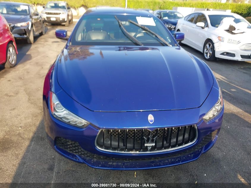 2016 Maserati Ghibli S VIN: ZAM57RSA1G1172386 Lot: 39881730