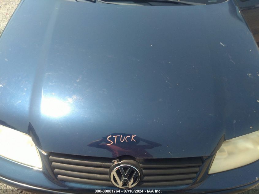 2001 Volkswagen Jetta Gls VIN: 3VWSK69M81M186541 Lot: 39881764