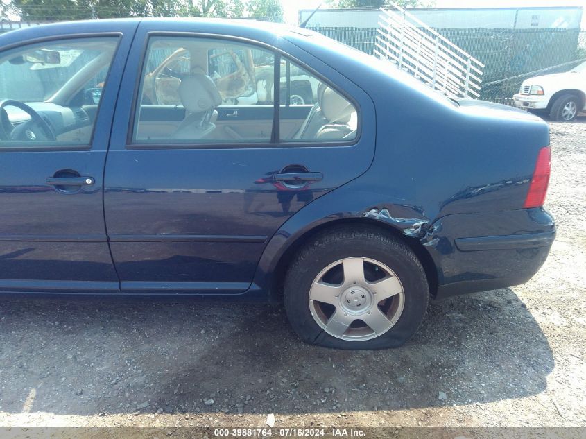 2001 Volkswagen Jetta Gls VIN: 3VWSK69M81M186541 Lot: 39881764