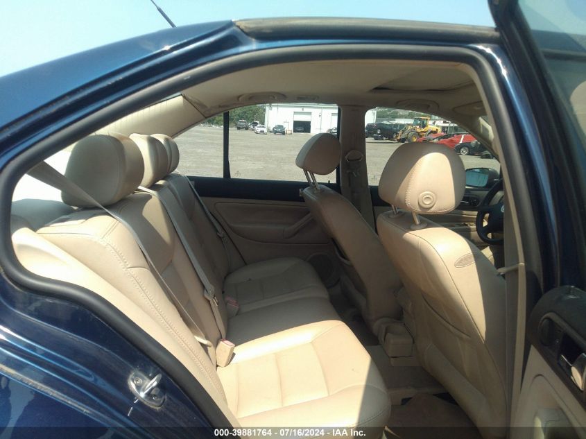 2001 Volkswagen Jetta Gls VIN: 3VWSK69M81M186541 Lot: 39881764