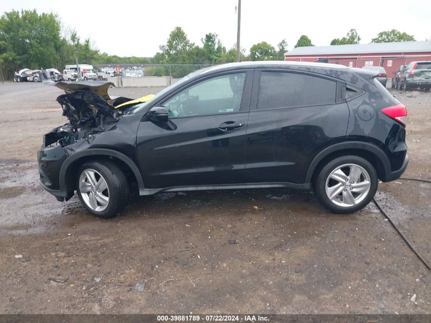 2019 Honda Hr-V Ex-L VIN: 3CZRU5H72KM709517 Lot: 39881789