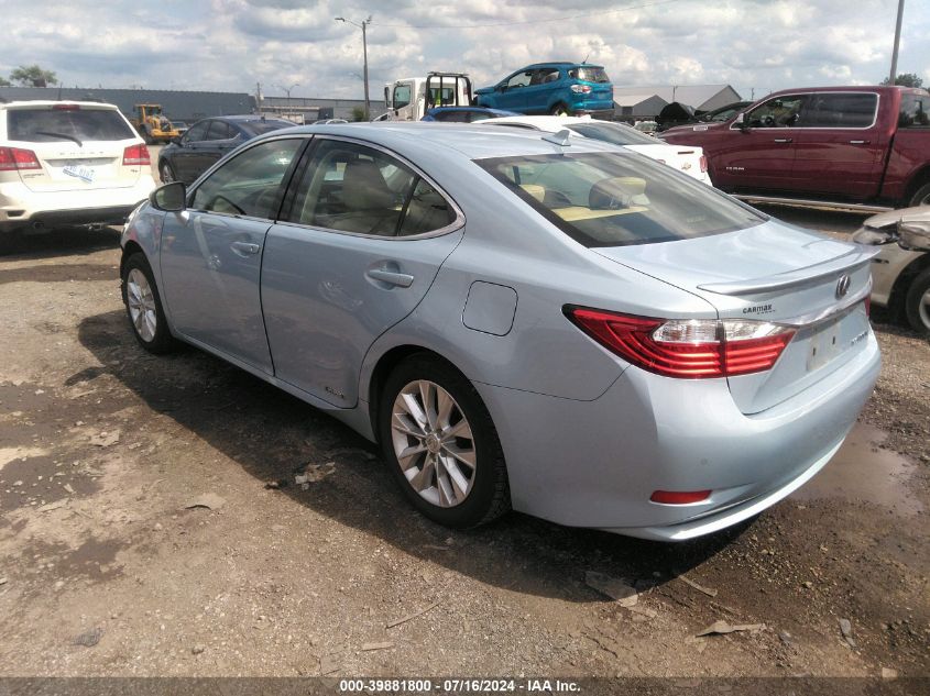 JTHBW1GG5D2009088 | 2013 LEXUS ES 300H