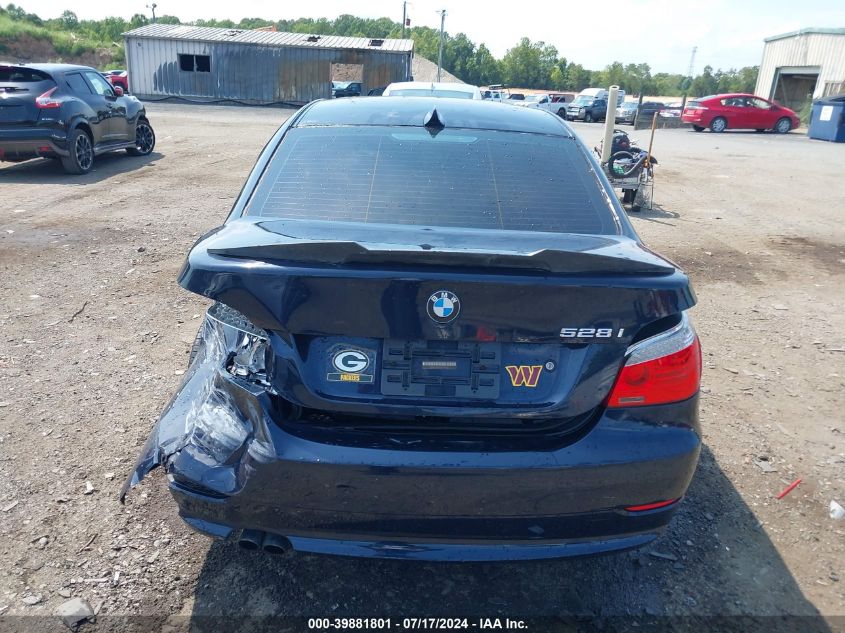 2009 BMW 528I VIN: WBANU53539C123282 Lot: 39881801