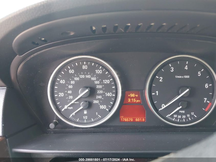 2009 BMW 528I VIN: WBANU53539C123282 Lot: 39881801