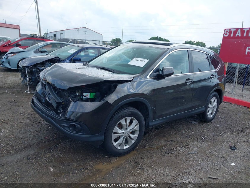 2014 HONDA CR-V EX-L - 2HKRM4H74EH668656