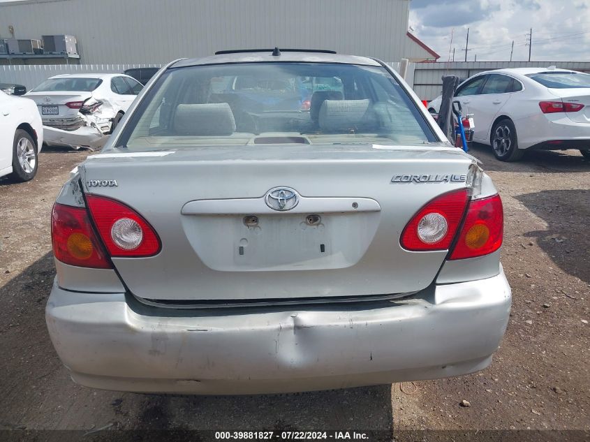 2004 Toyota Corolla Le VIN: JTDBR32E942024235 Lot: 39881827