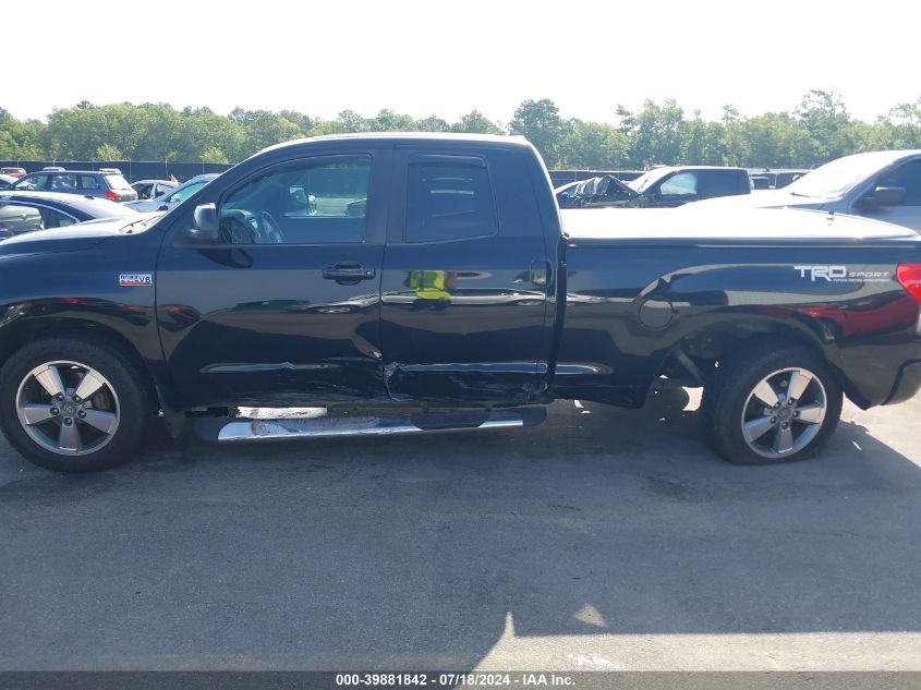 2009 Toyota Tundra Double Cab/Double Cab Sr5 VIN: 5TFRV54189X072321 Lot: 39881842