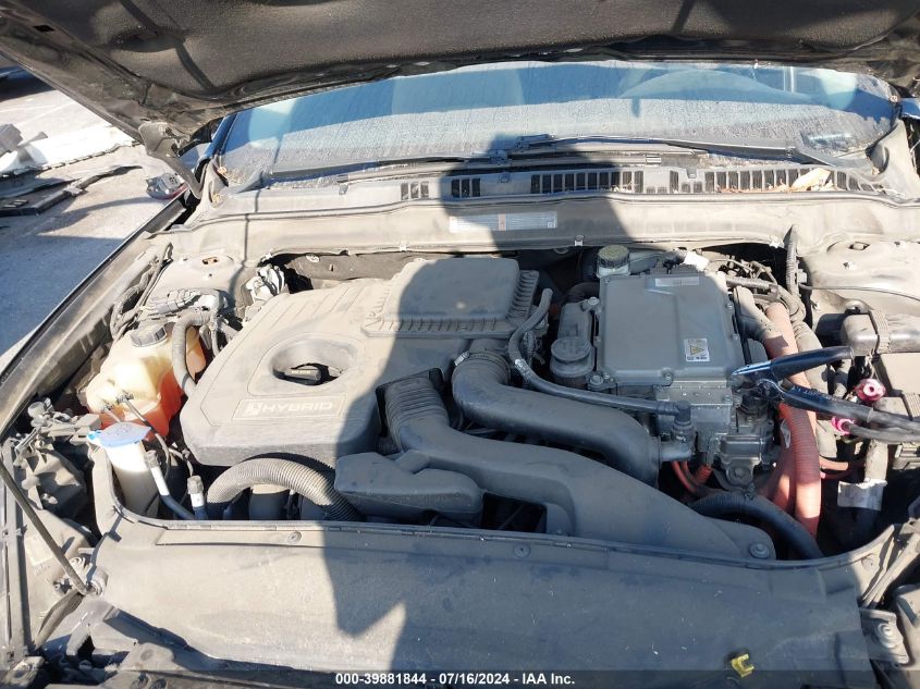 2013 Ford Fusion Hybrid Se VIN: 3FA6P0LU8DR388790 Lot: 39881844