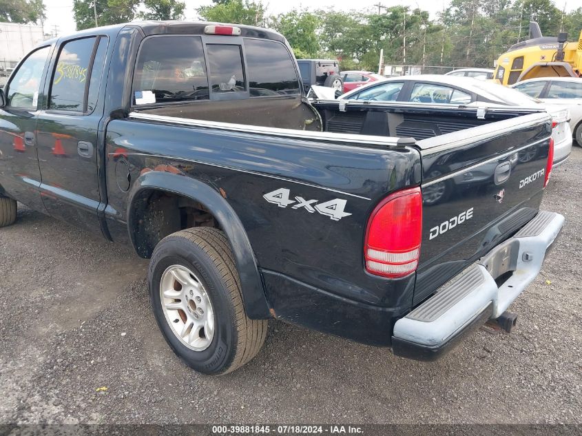 2004 Dodge Dakota Sport/Sxt VIN: 1D7HG38NX4S519931 Lot: 39881845