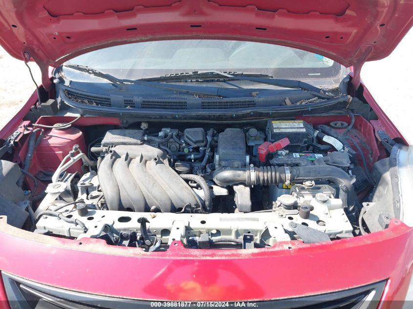 2014 Nissan Versa 1.6 S+ VIN: 3N1CN7AP9EL865338 Lot: 39881877