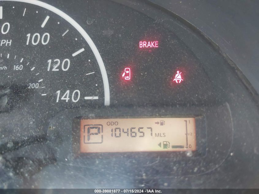 2014 Nissan Versa 1.6 S+ VIN: 3N1CN7AP9EL865338 Lot: 39881877