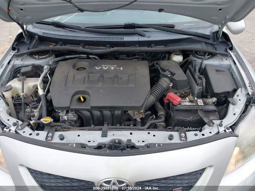 2009 Toyota Corolla S VIN: 2T1BU40E89C036599 Lot: 39881888