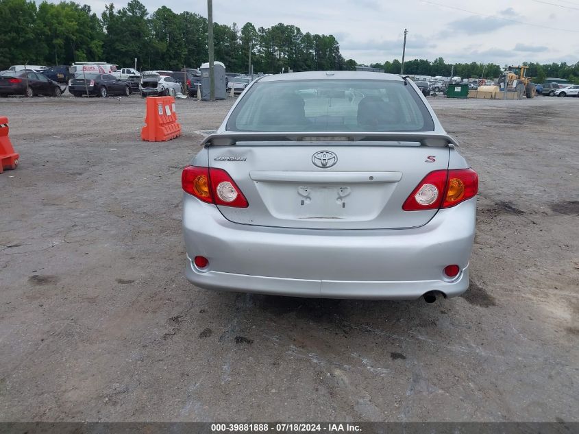 2009 Toyota Corolla S VIN: 2T1BU40E89C036599 Lot: 39881888